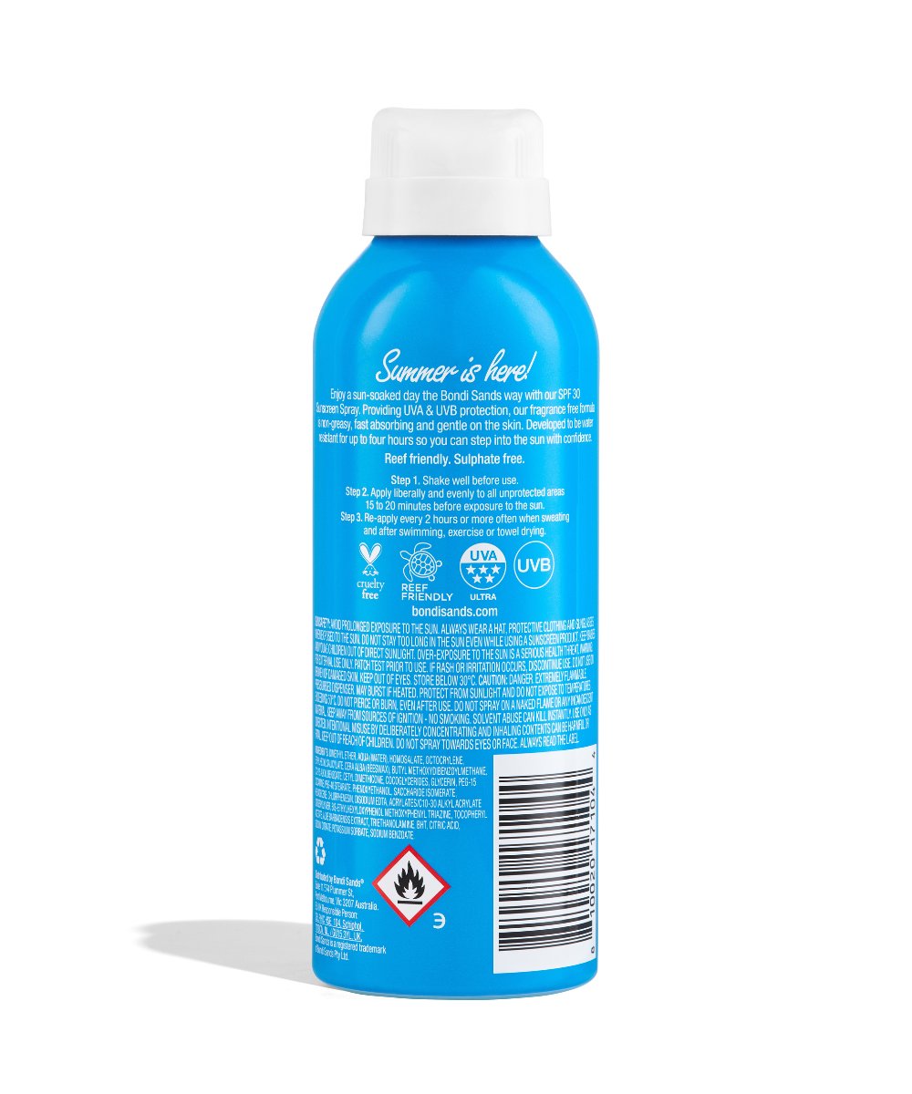 Bondi Sands SPF 30 Aerosol Mist Spray Fragrance Free