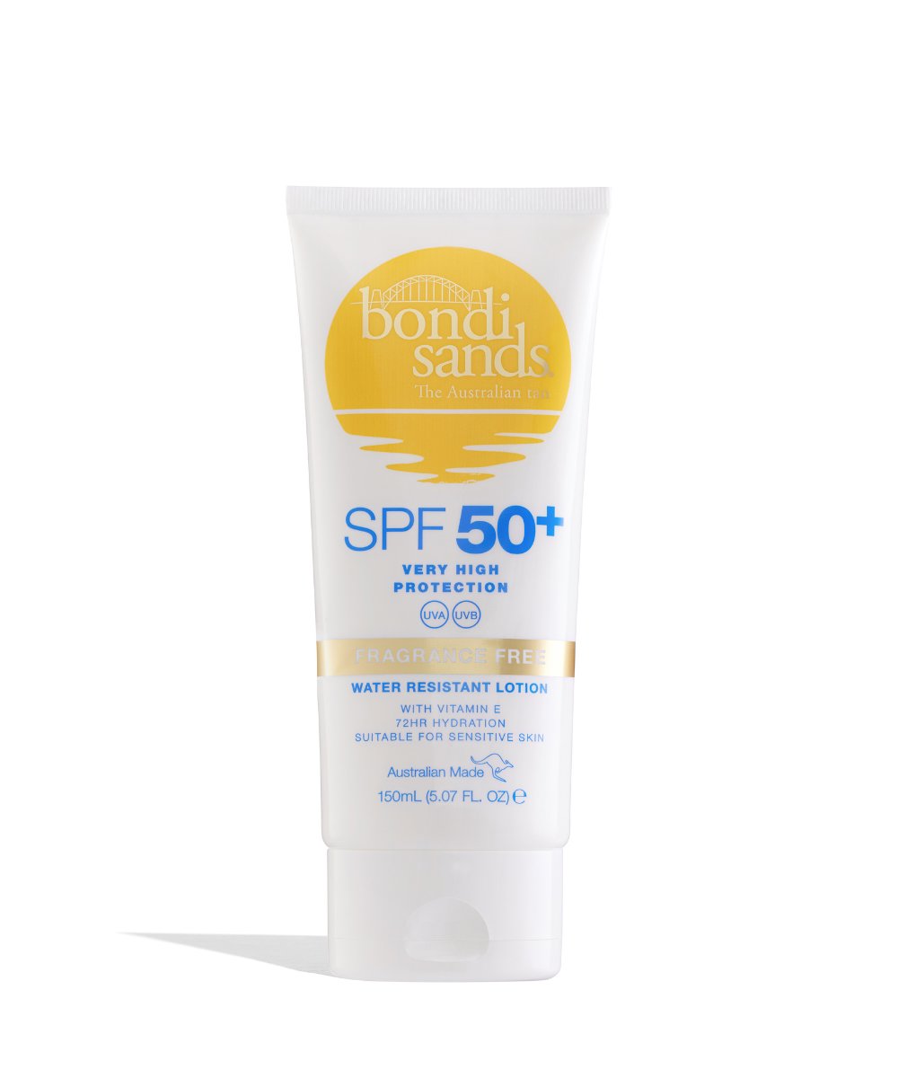 Bondi Sands Sunscreen Lotion SPF 50+ Fragrance Free
