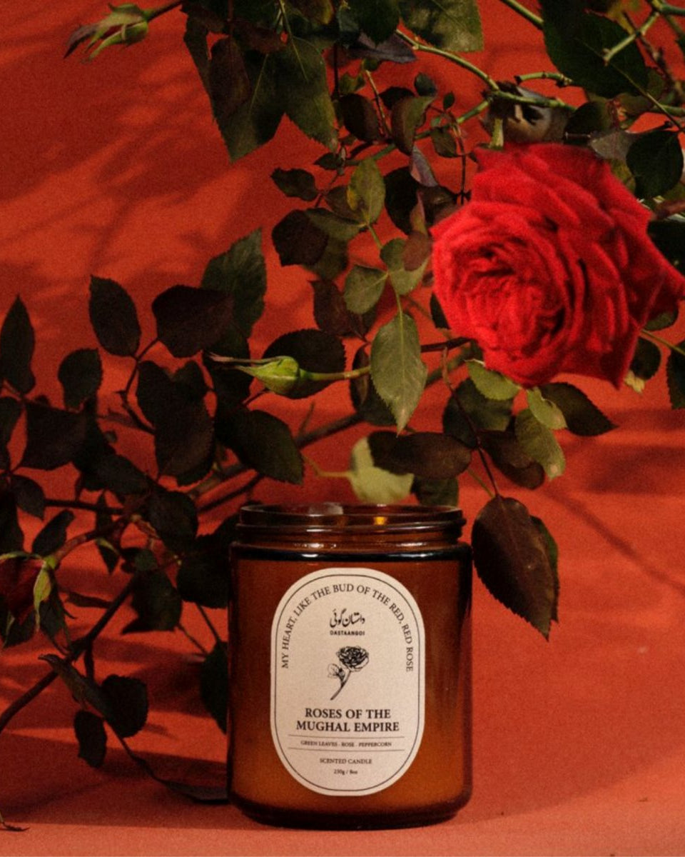 Dastaangoi Roses of the Mughal Empire Scented Candle 