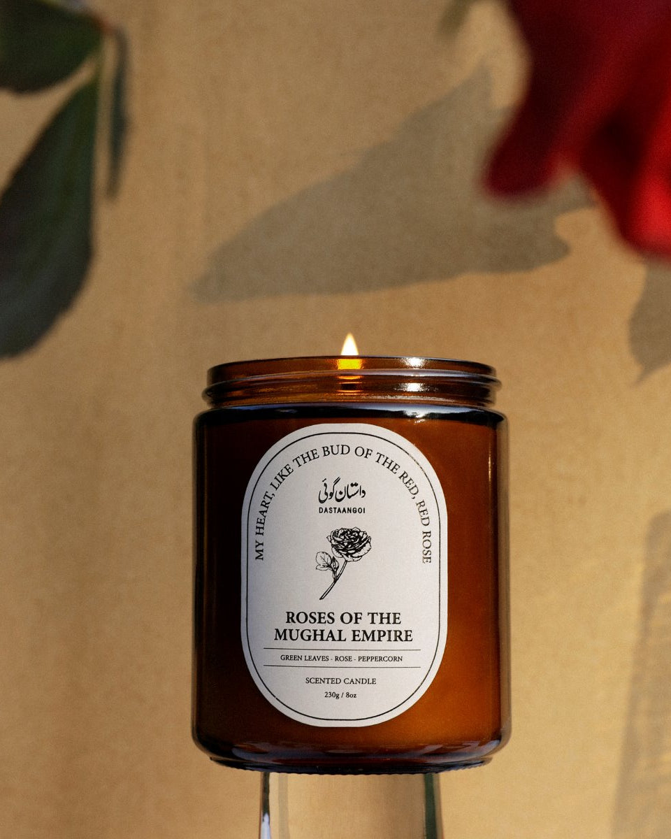 Dastaangoi Roses of the Mughal Empire Scented Candle 