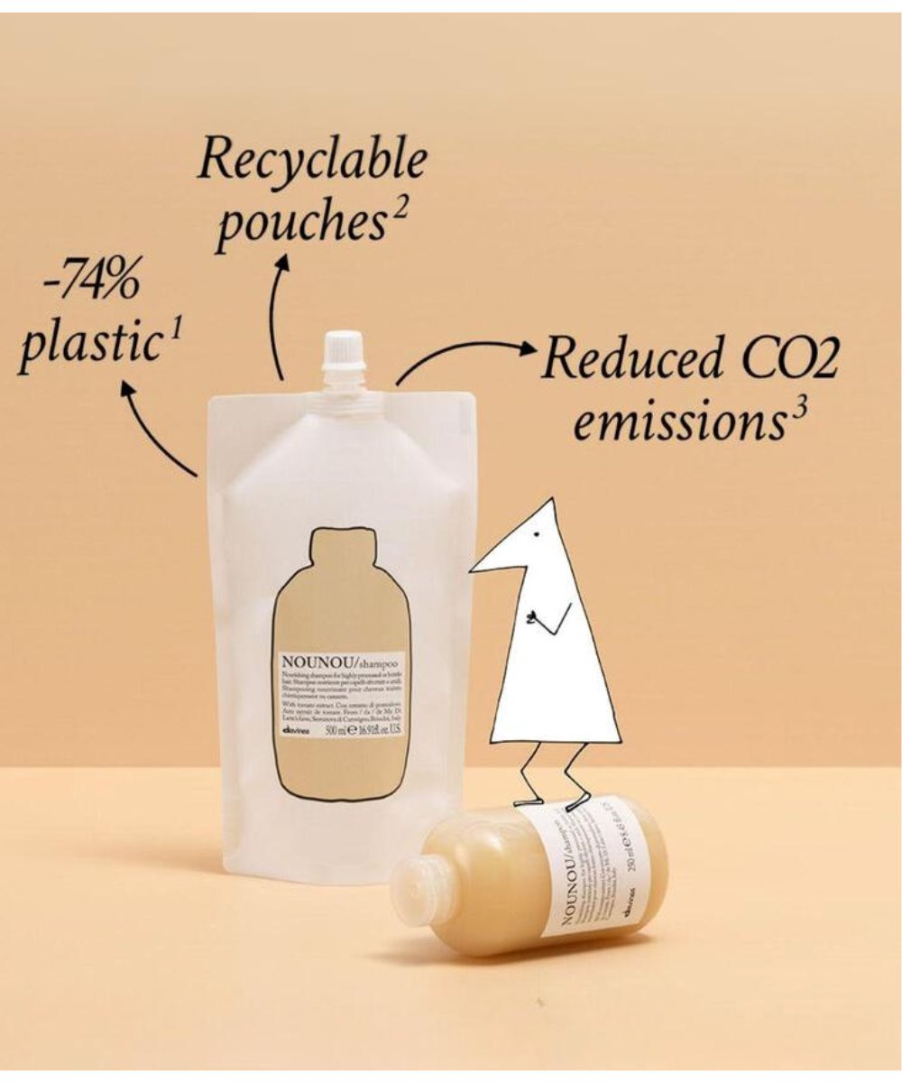 Davines NOUNOU Nourishing Shampoo - 500ml Refill