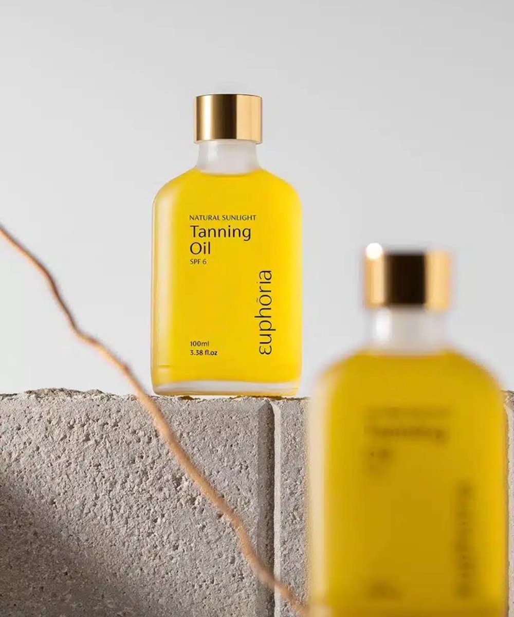 Euphoria Natural Body Tanning Oil SPF6 Sunlight