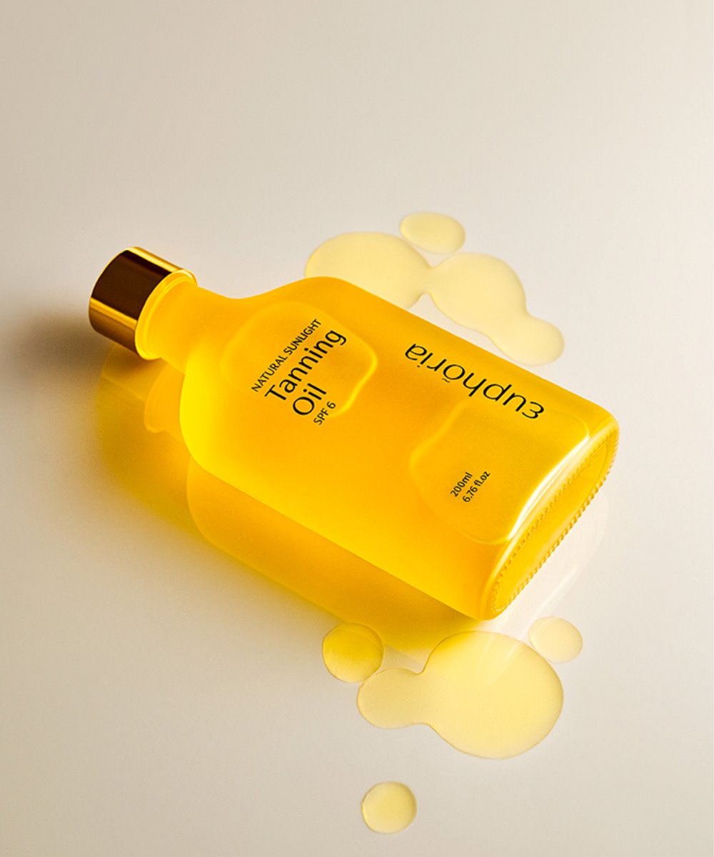 Euphoria Natural Body Tanning Oil SPF6 Sunlight