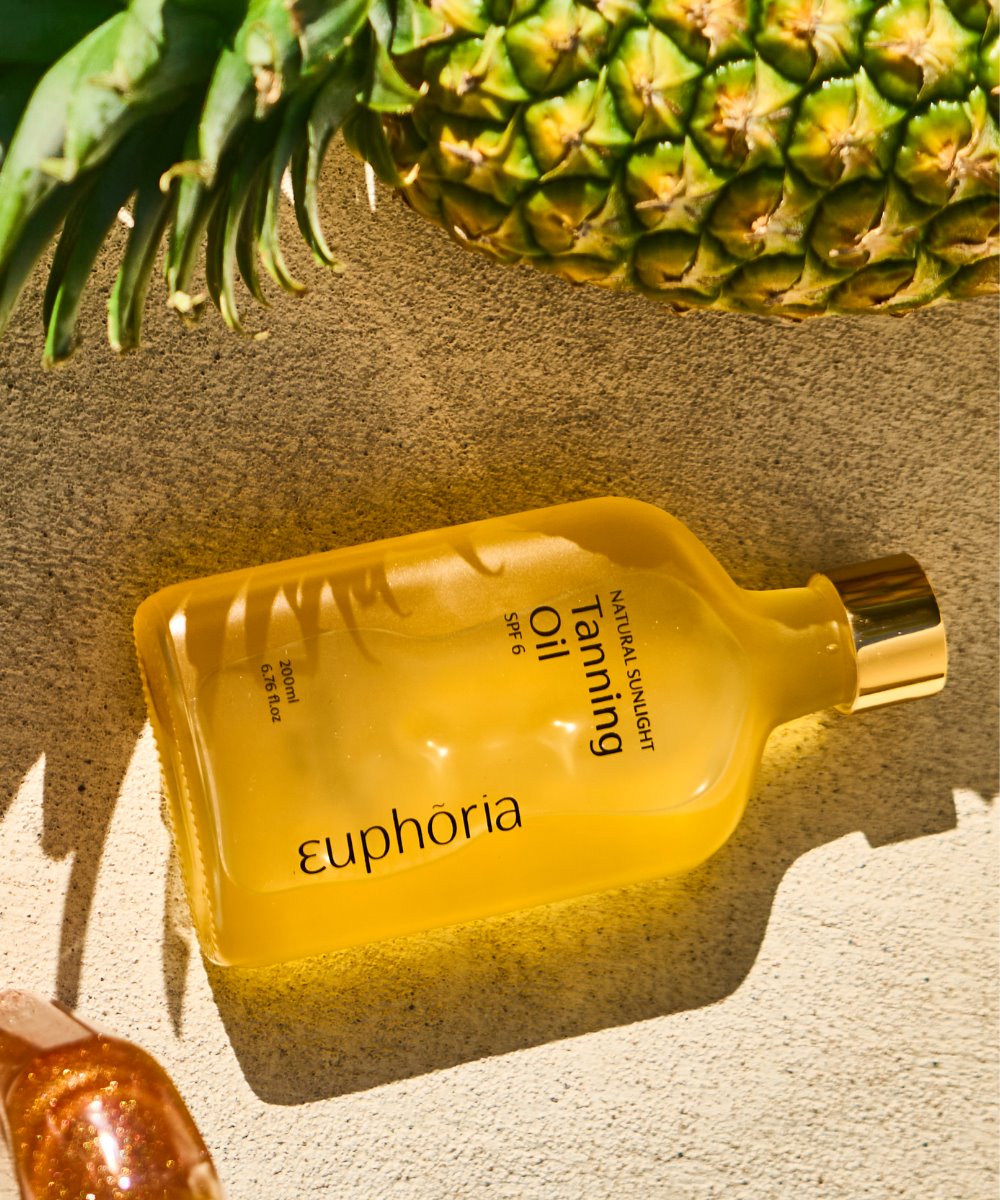 Euphoria Natural Body Tanning Oil SPF6 Sunlight