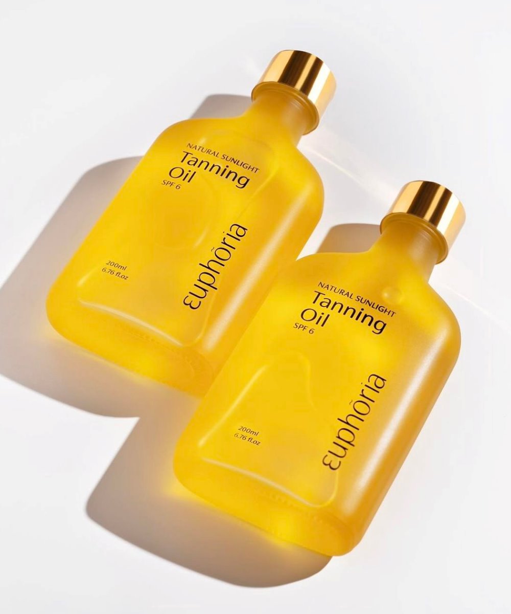Euphoria Natural Body Tanning Oil SPF6 Sunlight