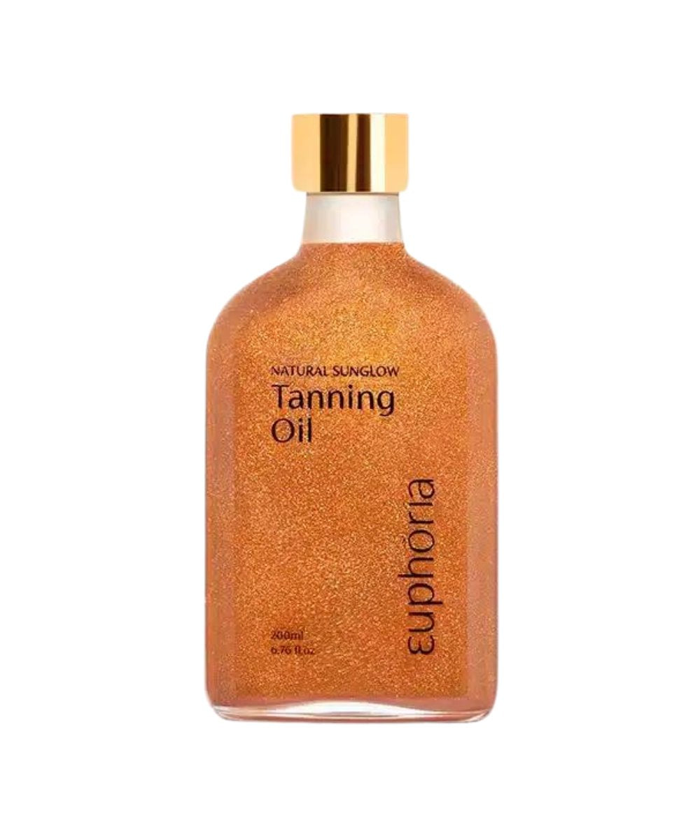 Buy Euphoria Sunglow Natural Tanning Oil Bronze Shimmer Sunglow Online Powder Beauty