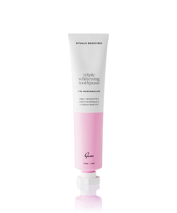 Gem Triple Whitening Toothpaste Pink Marshmallow