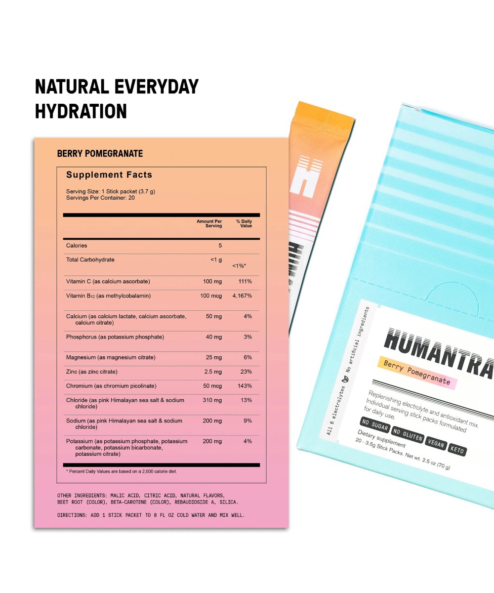 Humantra Berry Pomegranate Electrolyte Drink
