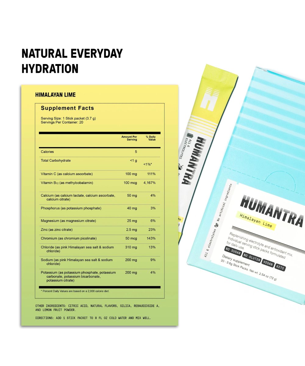 Humantra Himalayan Lime Electrolyte Drink