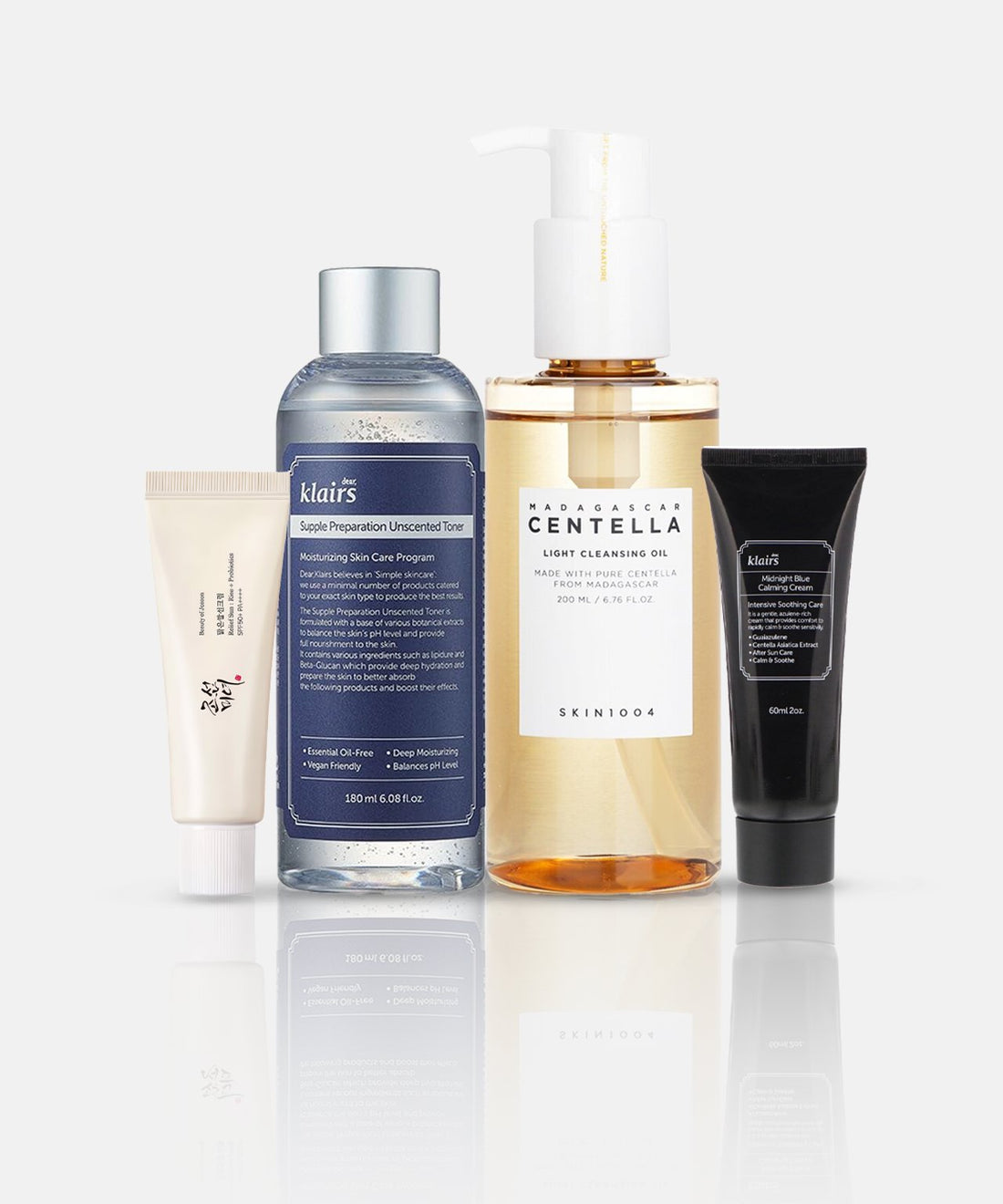 Powder Beauty Korean Skincare Set for Sensitive Skin