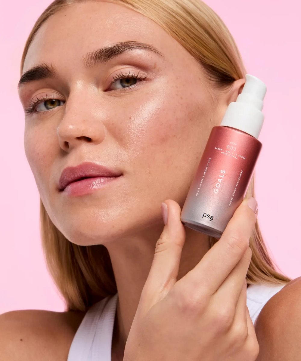 PSA Skincare GOALS Multi Acids & Probiotics Perfecting Night Serum