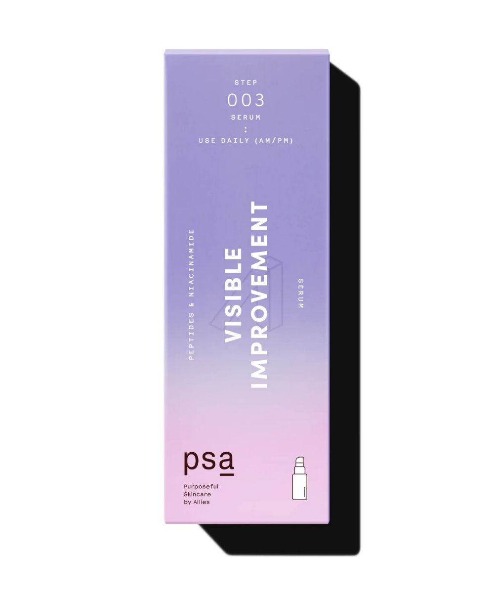 PSA Skincare VISIBLE IMPROVEMENT Peptides & Niacinamide Serum