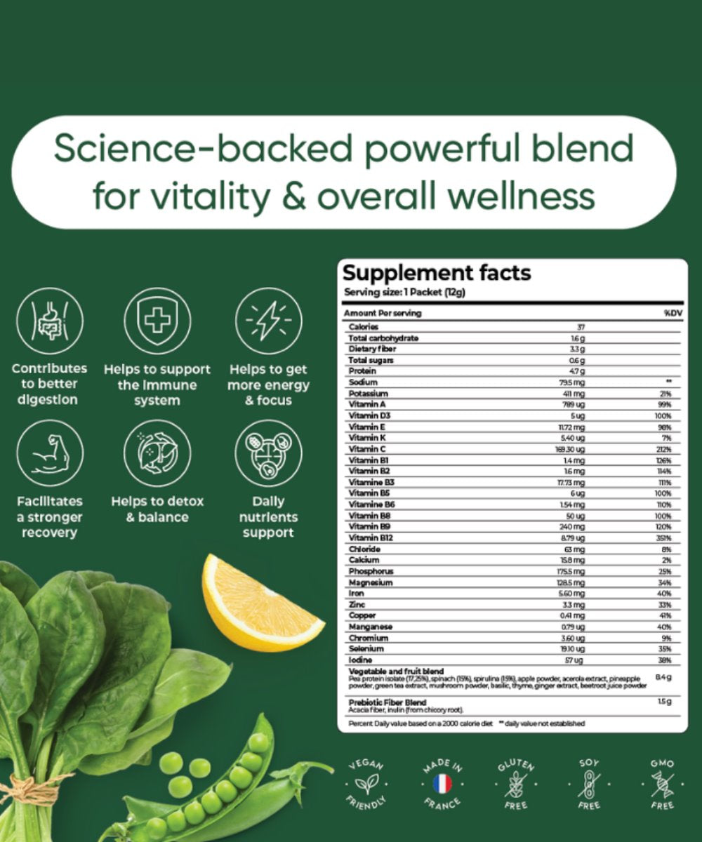 Rite Daily Greens Drink Mix - 15 Sachets