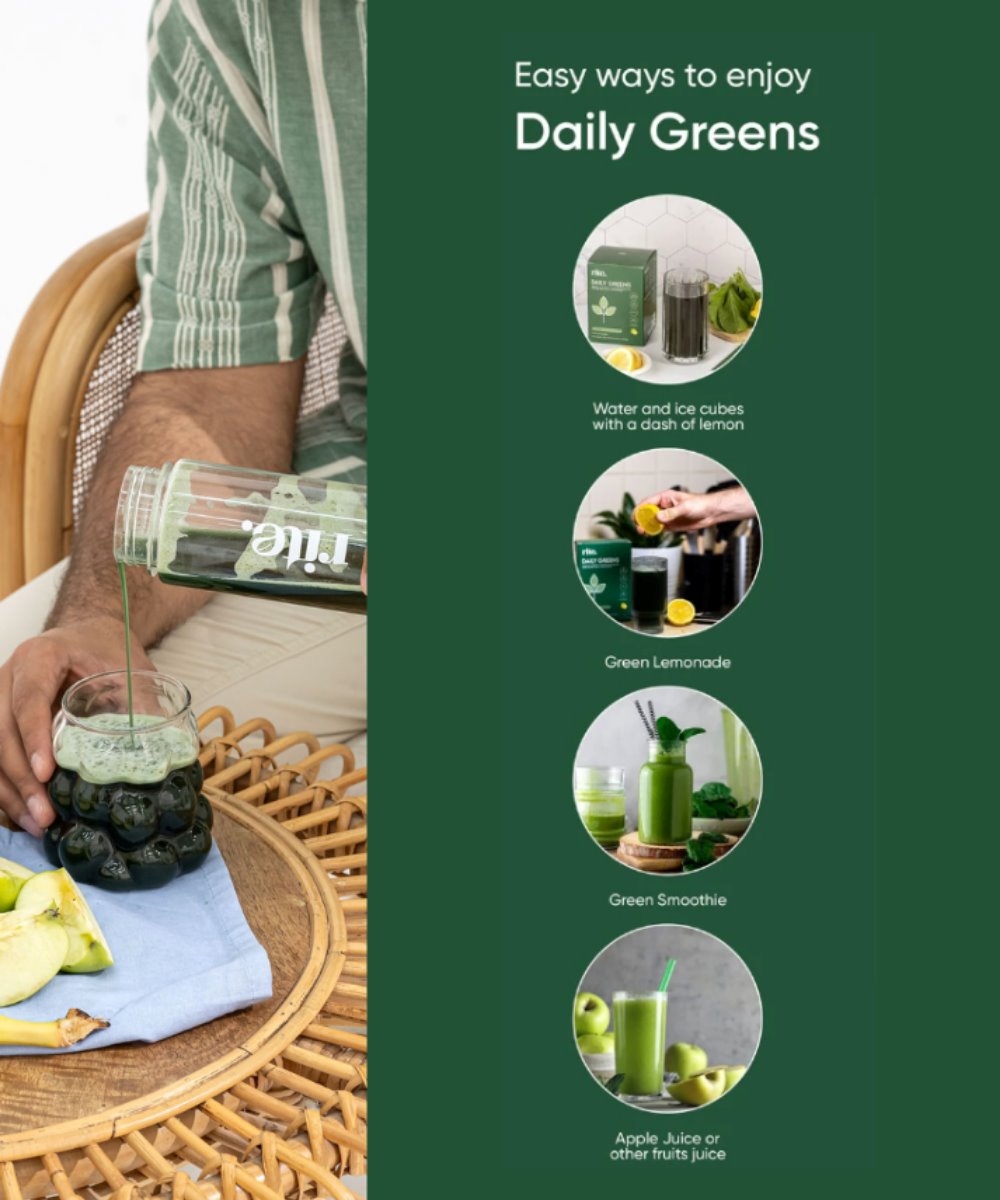 Rite Daily Greens Drink Mix - 15 Sachets
