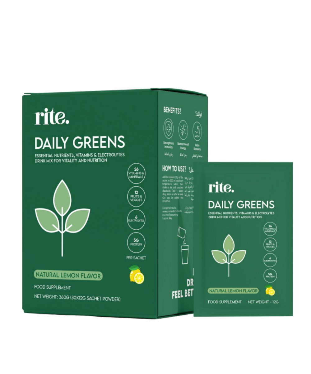 Rite Daily Greens Drink Mix - 30 Sachets
