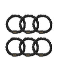 SILKE London Silk Hair Ties - Cleopatra (Black)