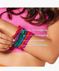 SILKE London Silk Hair Ties - Frida (Multi-coloured Jewel)