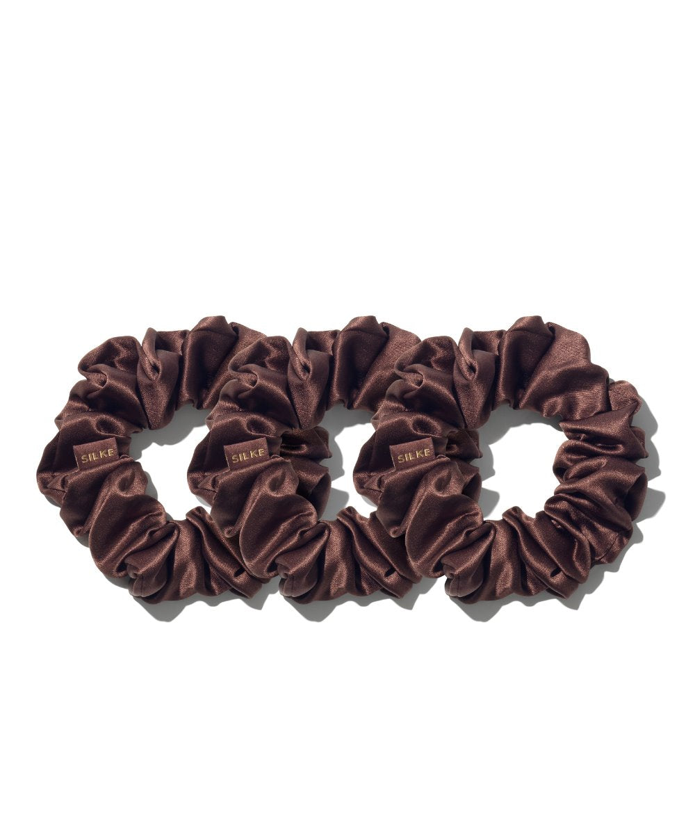 SILKE London SILKE Hair Scrunchies - Brown