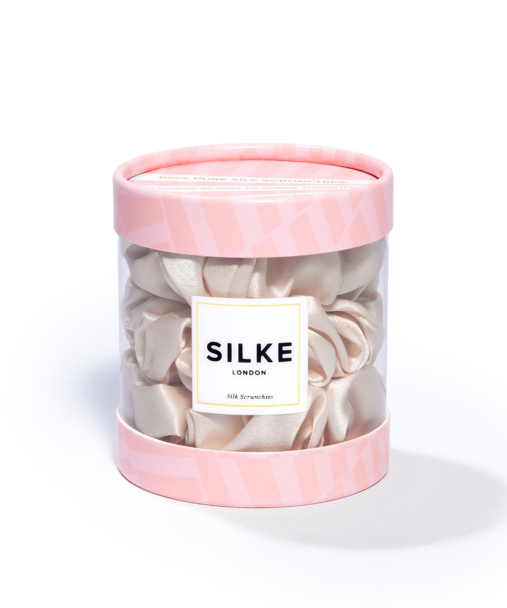 SILKE London SILKE Hair Scrunchies - Cream