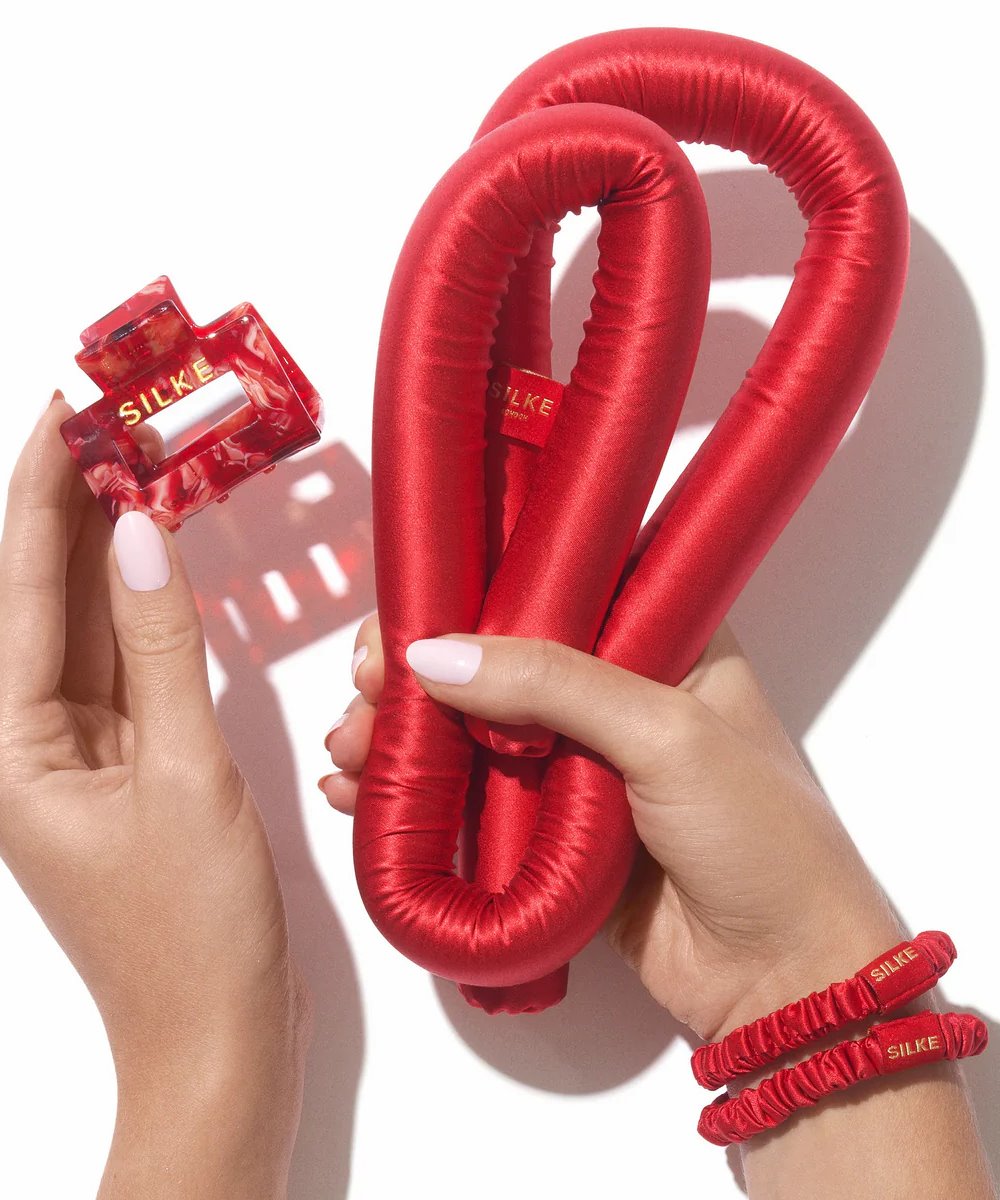 SILKE London SILKE Heatless Curler - Red
