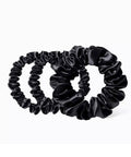 Slip Pure Silk Back To Basics Assorted Scrunchie Set Black