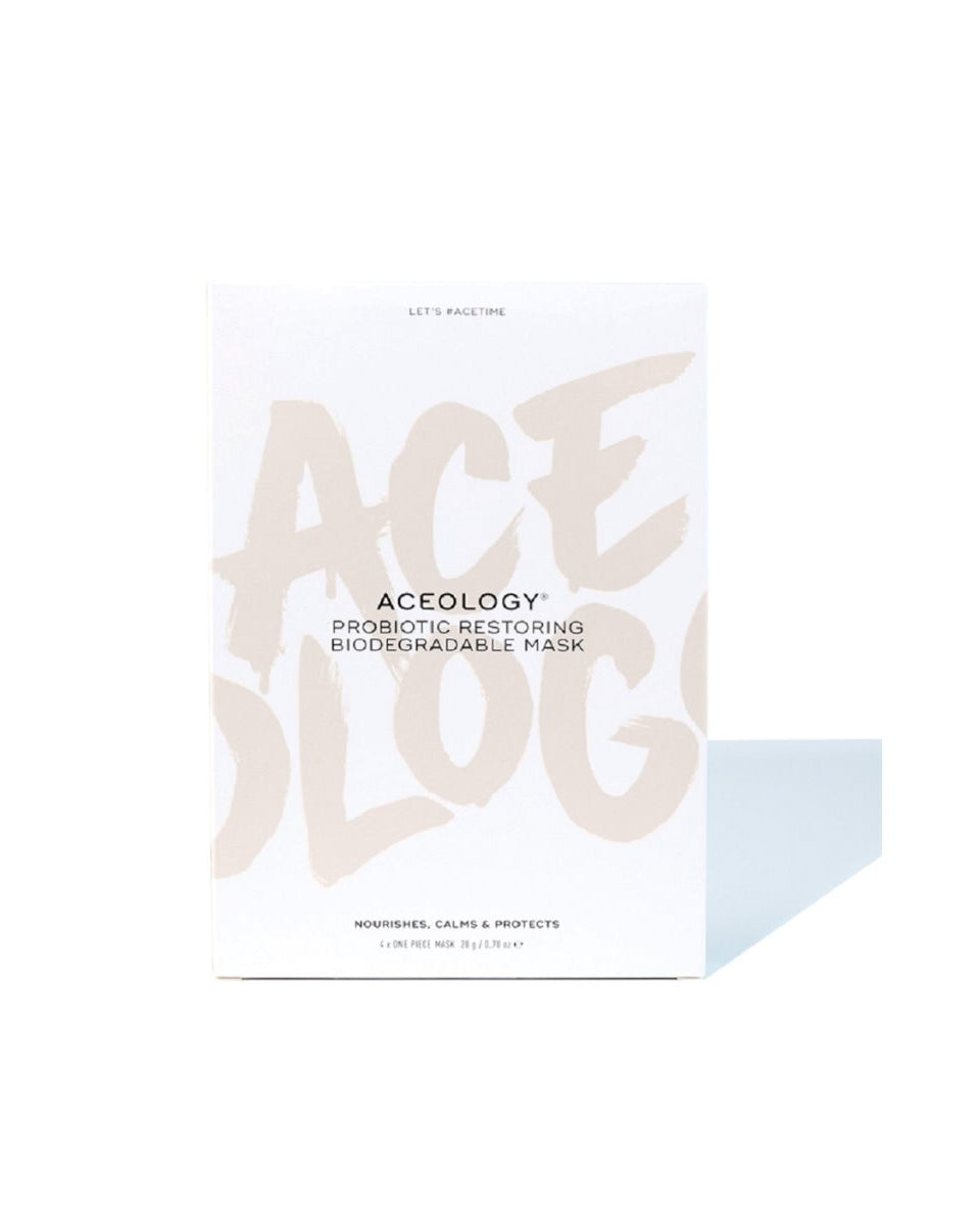 Aceology Probiotic Restoring Biodegradable Mask (4 pack) 