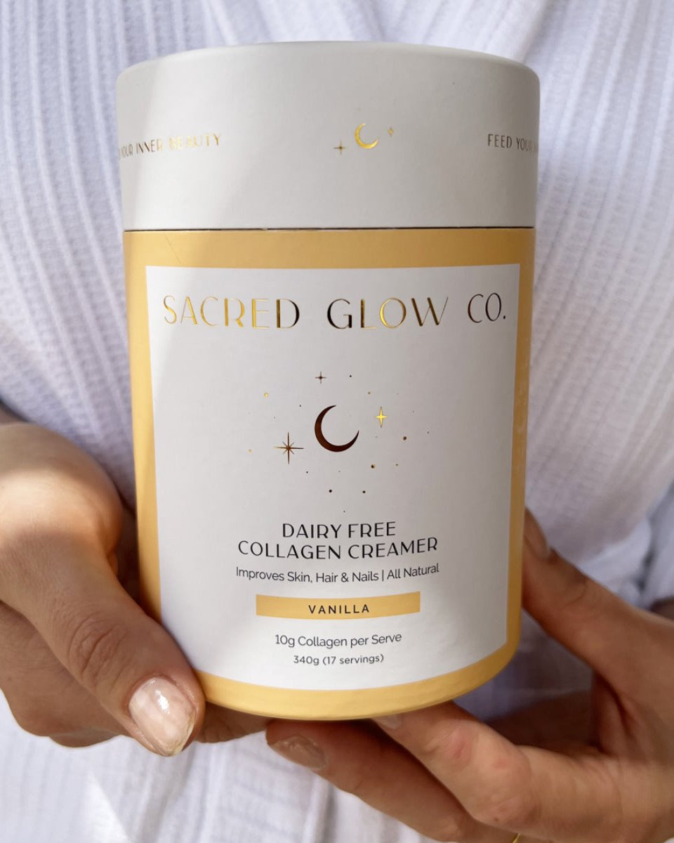 Sacred Glow Co. Dairy Free Collagen Creamer - Natural Vanilla Flavour 