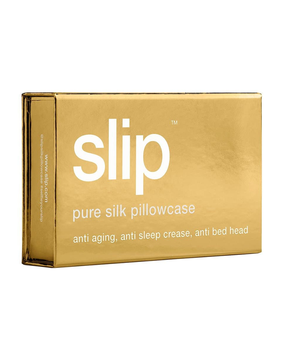 Slip Silk Pillowcase in Queen-Standard - Gold 