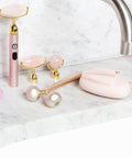 The Coucou Club Coucou Rose Quartz Cleansing Brush