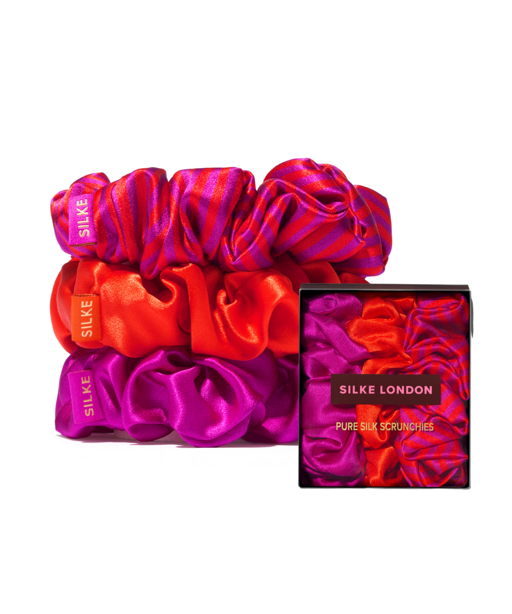 SILKE Hair Scrunchies - Poppy