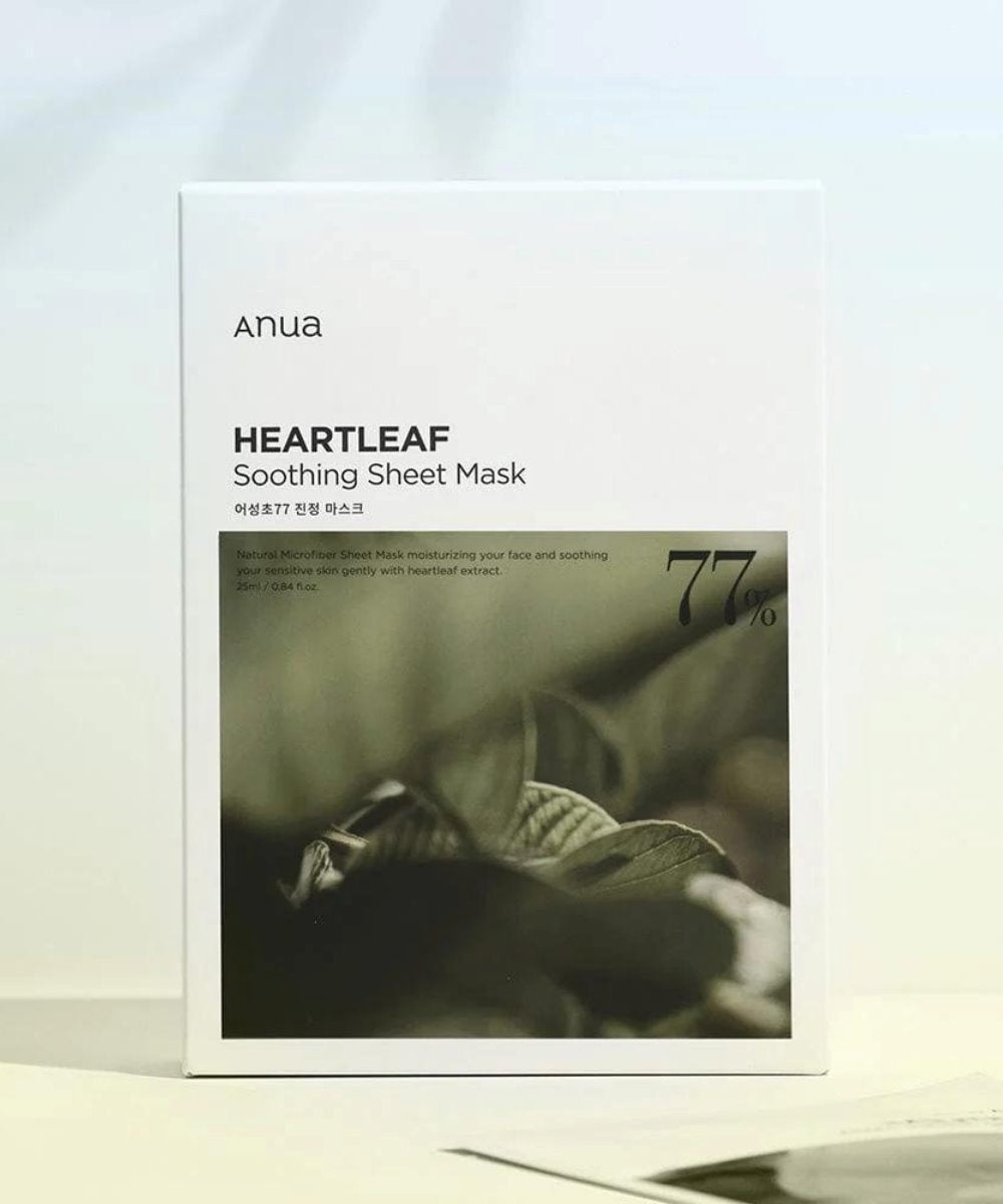 Anua Heartleaf 77 Soothing Sheet Mask - Set of 10 