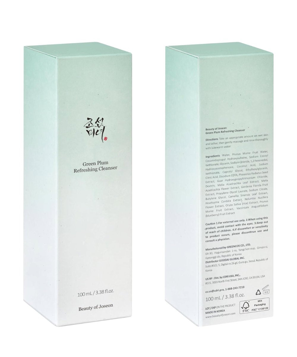 Beauty of Joseon Green Plum Refreshing Cleanser 