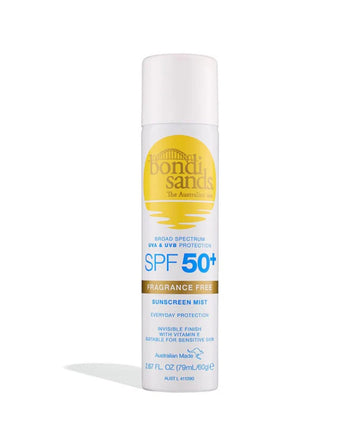 Bondi Sands SPF 50+ Fragrance Free Face Mist 