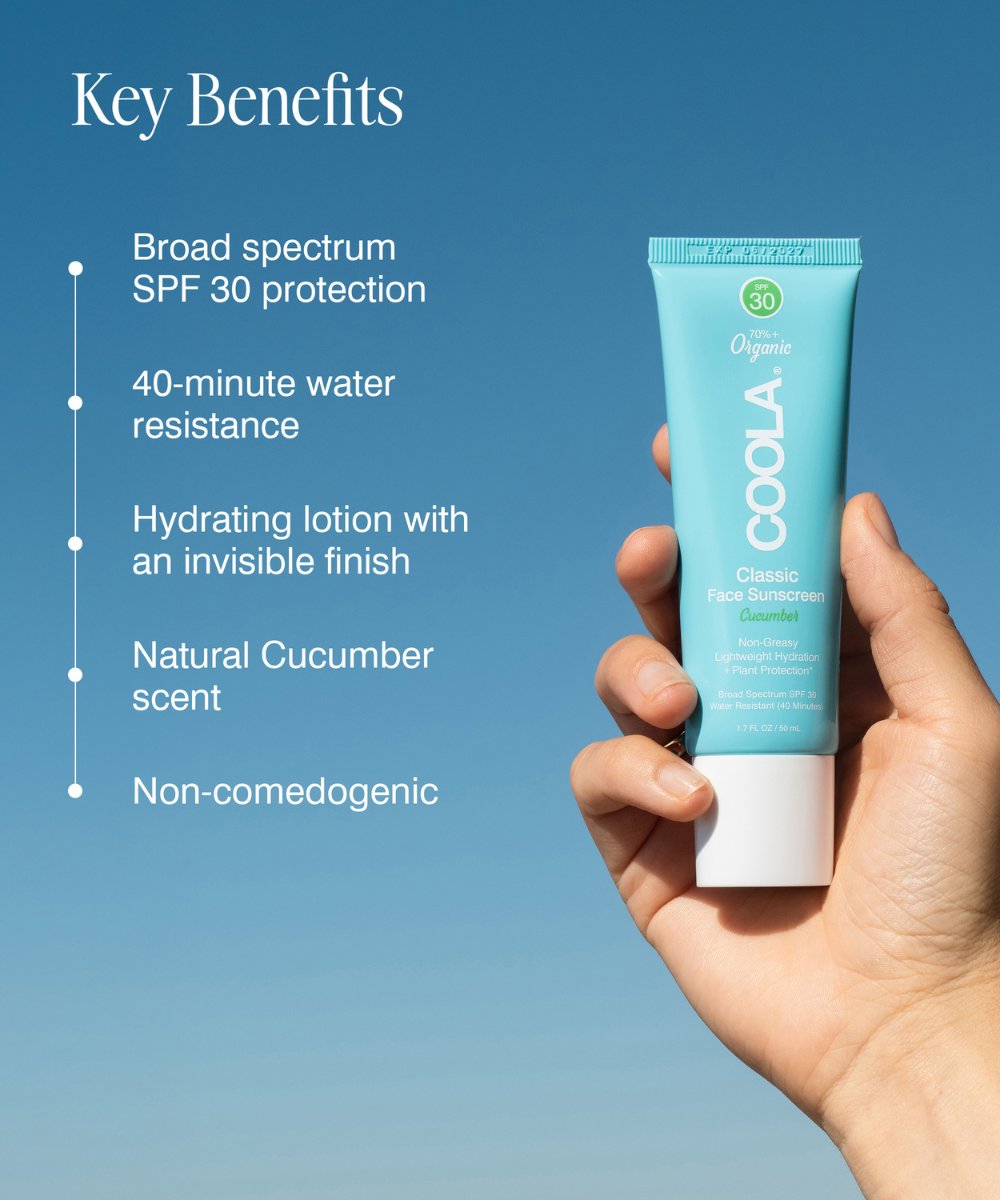 COOLA Classic Face SPF 30 Lotion - Cucumber 