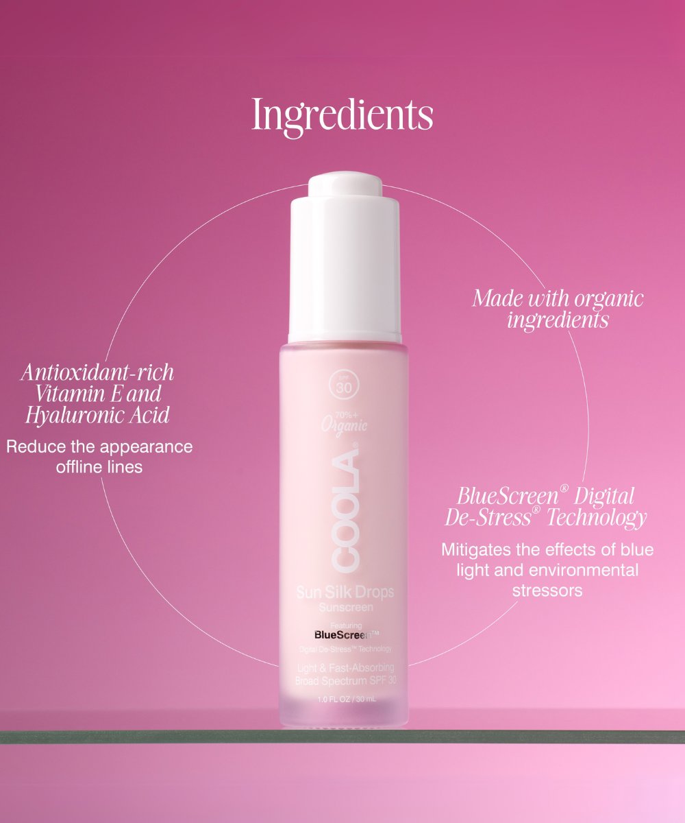 COOLA Classic SPF 30 Full Spectrum Sun Silk Drops 
