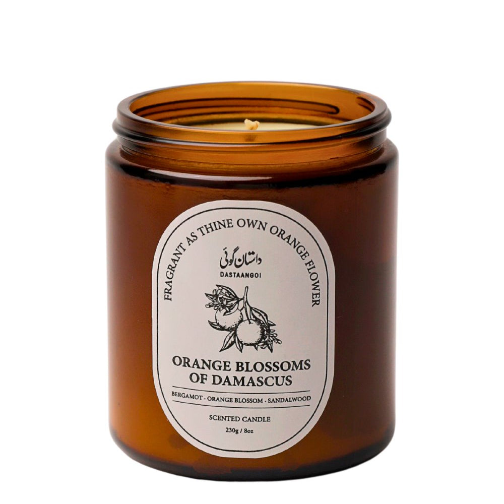 Dastaangoi Orange Blossoms of Damascus Scented Candle 