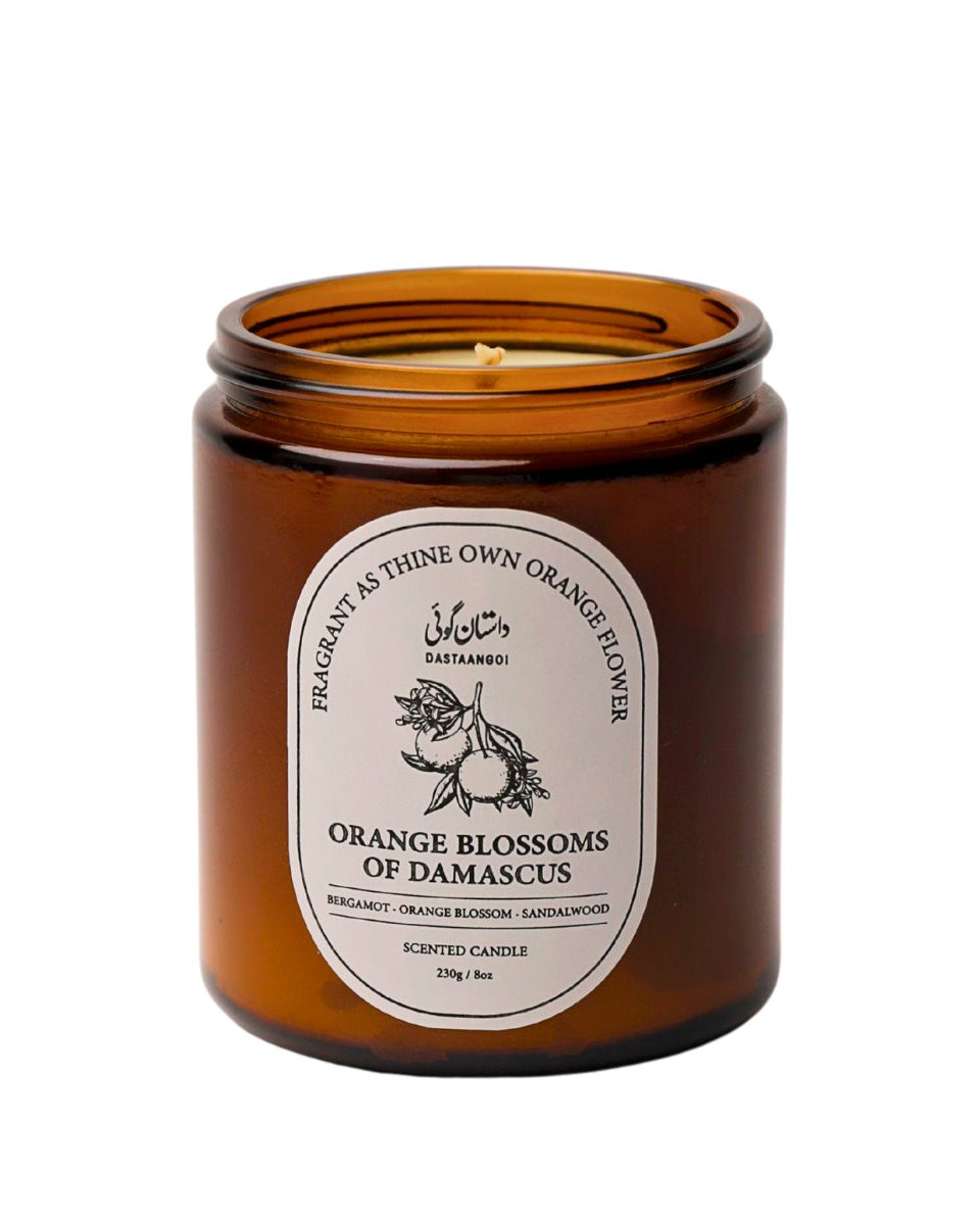 Dastaangoi Orange Blossoms of Damascus Scented Candle 