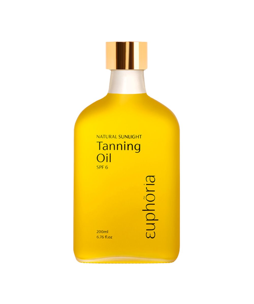 Euphoria Natural Body Tanning Oil SPF6 Sunlight 