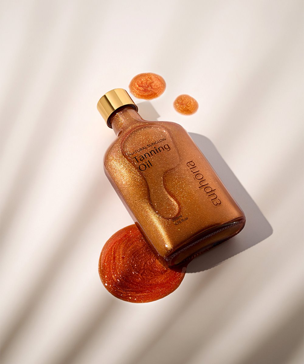 Euphoria Sunglow Natural Tanning Oil - Bronze Shimmer Sunglow 