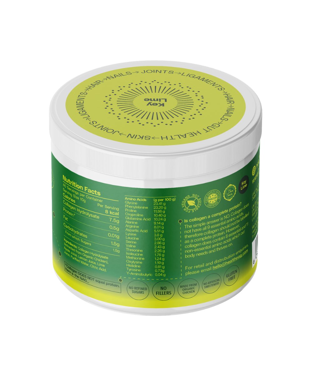 Health Nag Bioactive Collagen Jelly - Key Lime 