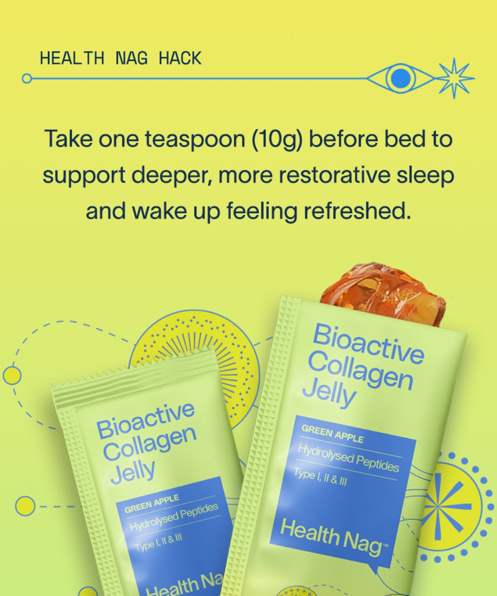 Health Nag Bioactive Collagen Jelly Sachets – Green Apple 
