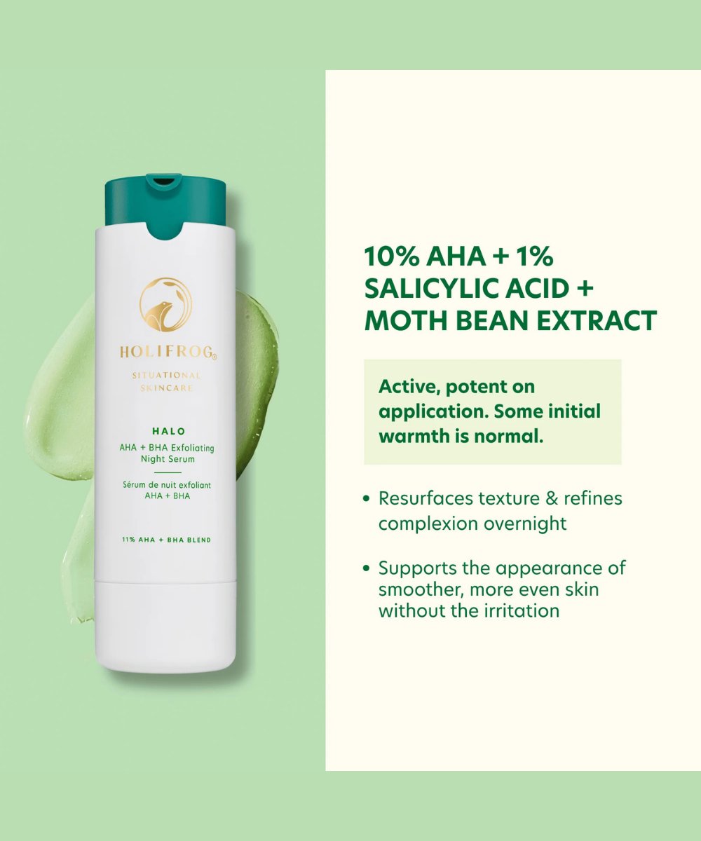 HoliFrog Halo AHA+BHA Evening Serum 