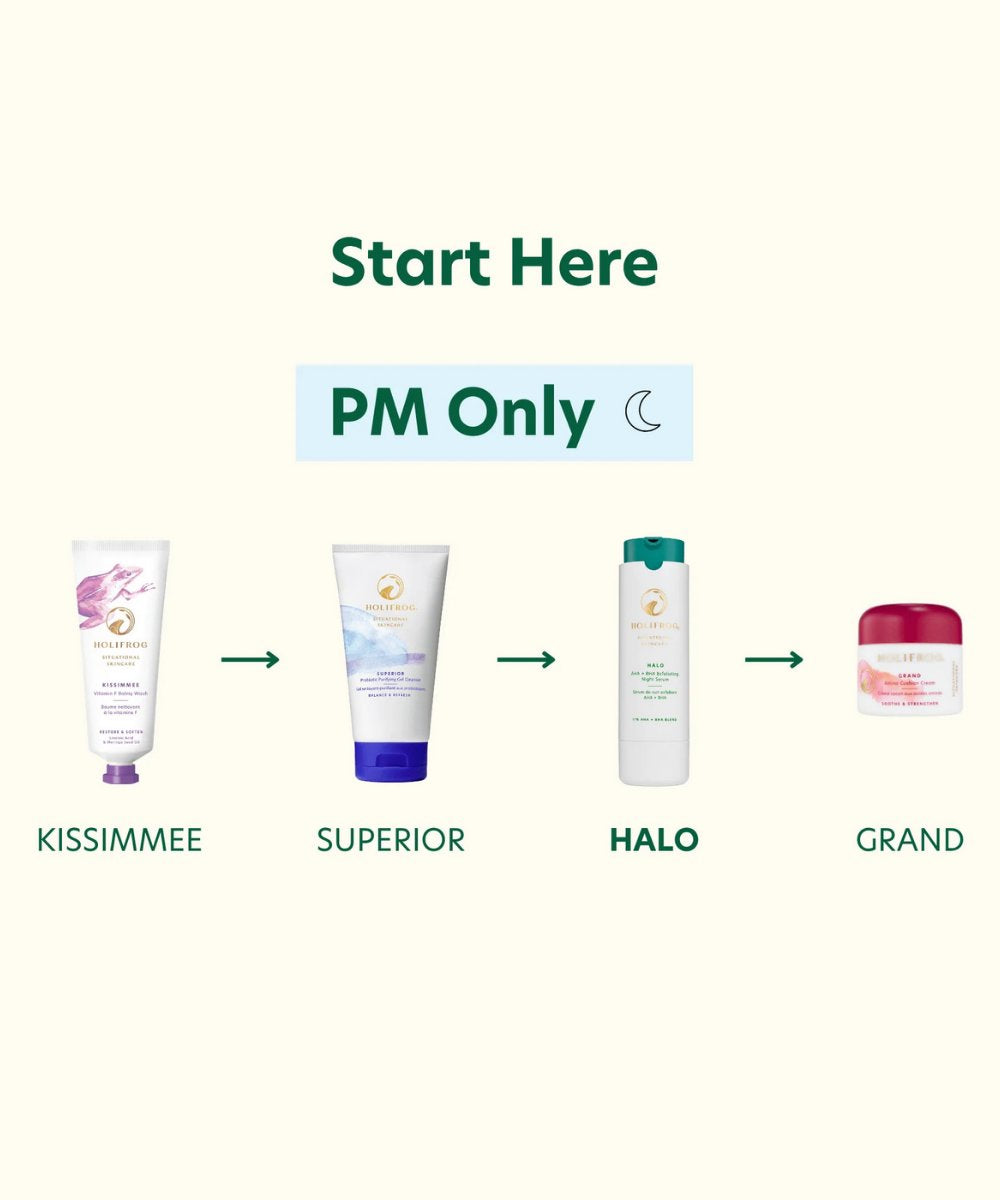 HoliFrog Halo AHA+BHA Evening Serum 