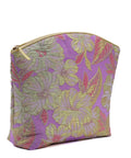 Holistic Silk Holistic Silk Limited Edition Lavender Make Up Bag - Pink Silk Brocade (Large) 