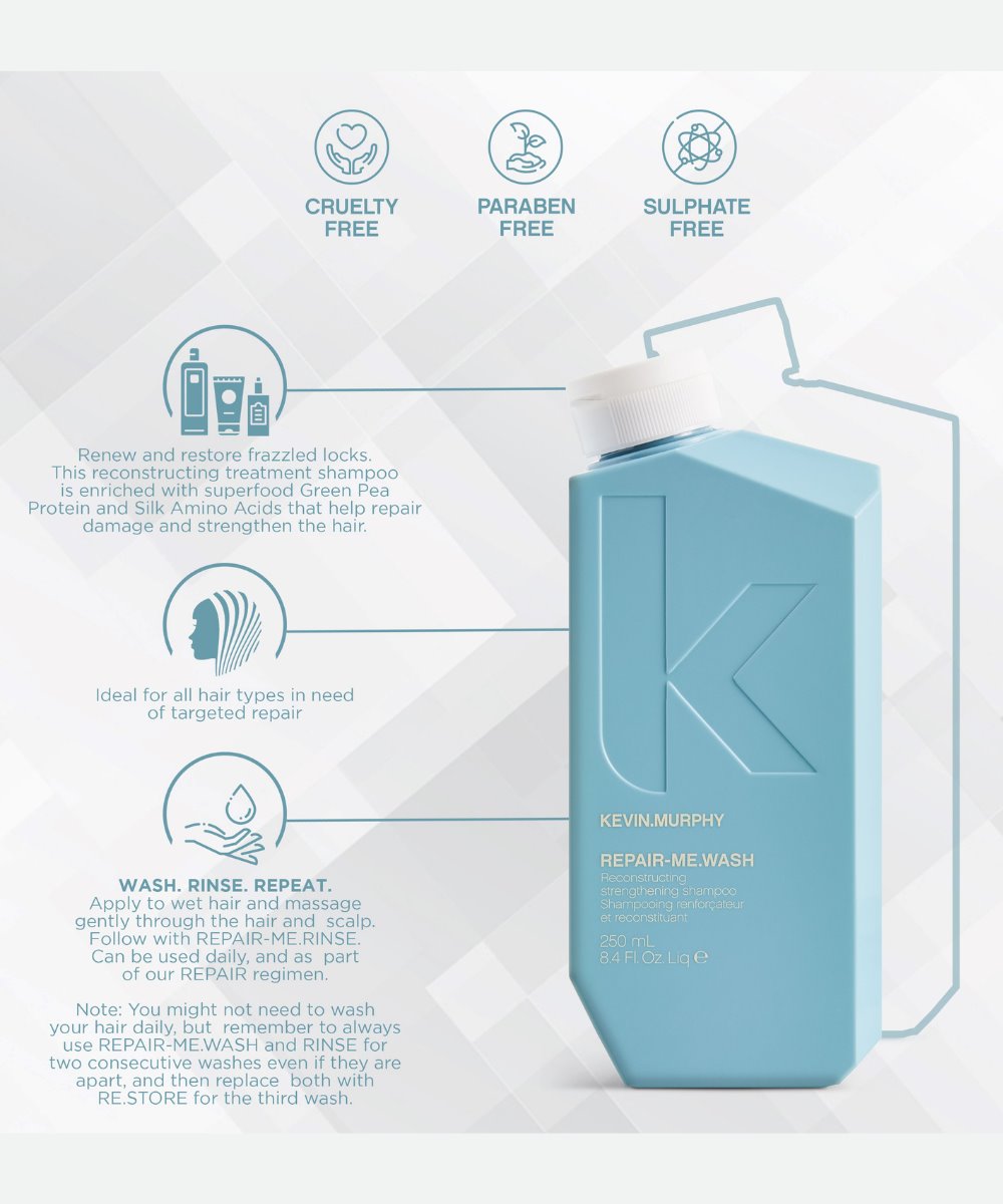 Kevin Murphy Repair Me Wash Shampoo for Dry & Damaged Hair 