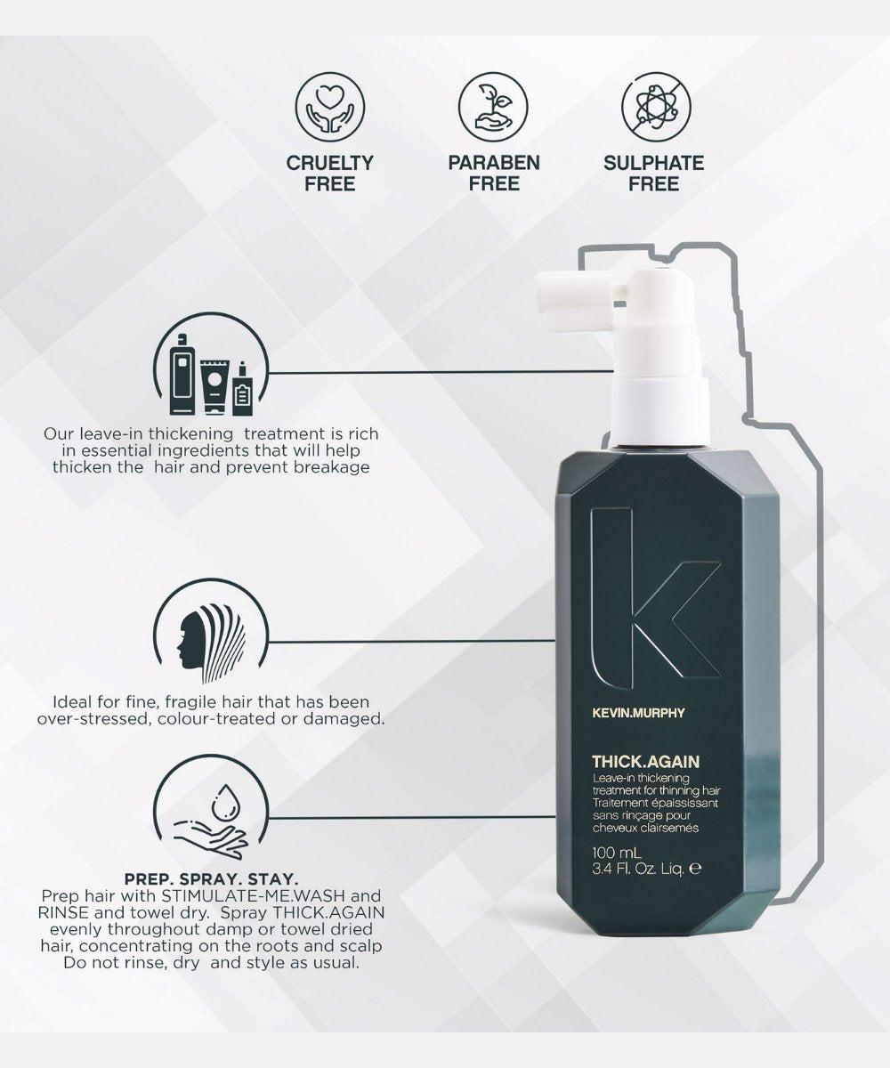 Kevin Murphy Thick Again Leave In Thickening Treatment Hair Spray 