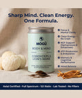 Mogu Mushrooms Body and Mind Organic Lion's Mane & Cordyceps Militaris 