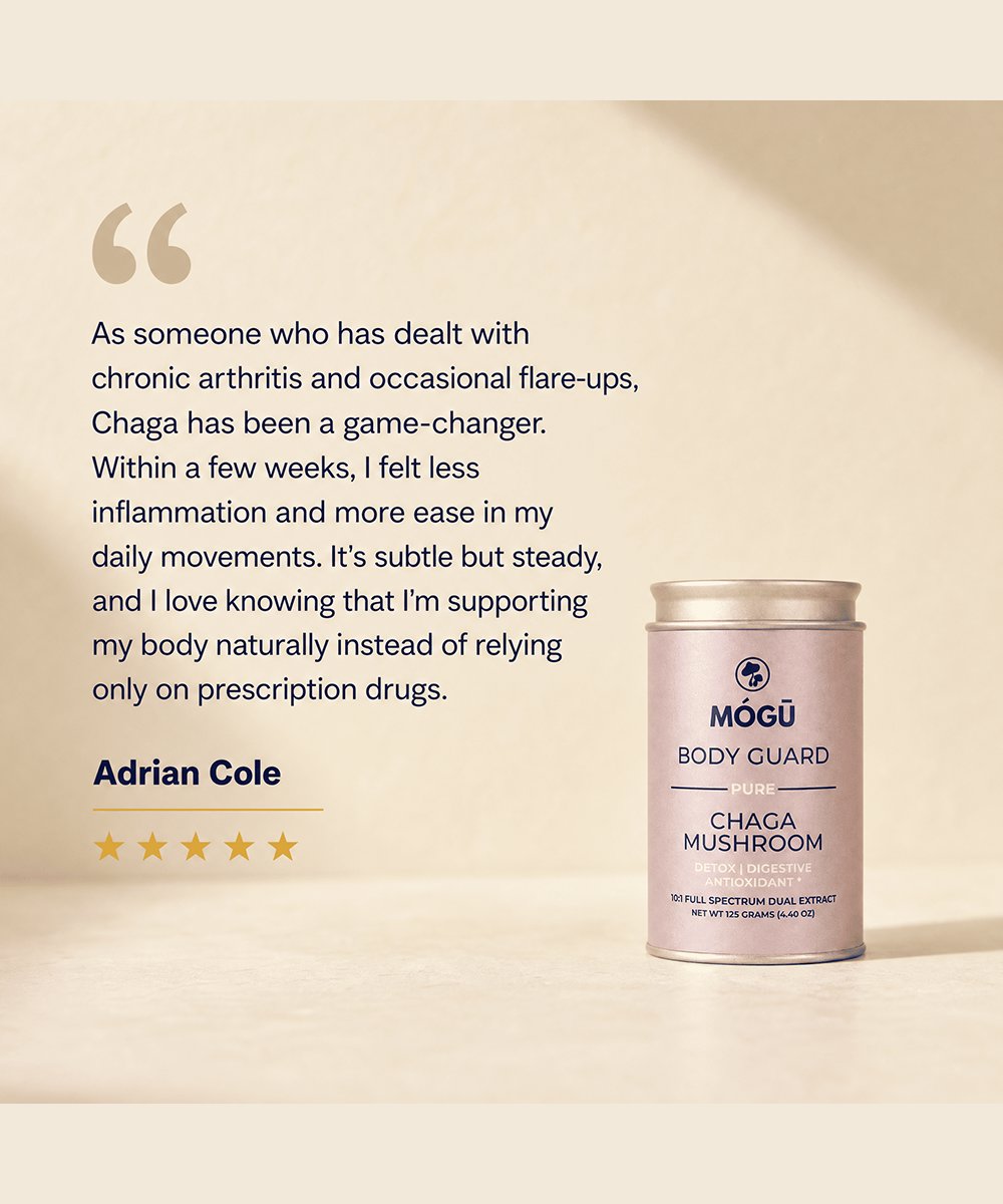 Mogu Mushrooms Body Guard Organic Chaga Mushroom 