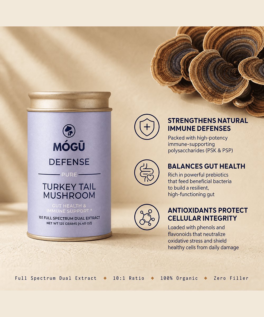 Mogu Mushrooms Defense Organic Turkey Tail Mushroom 