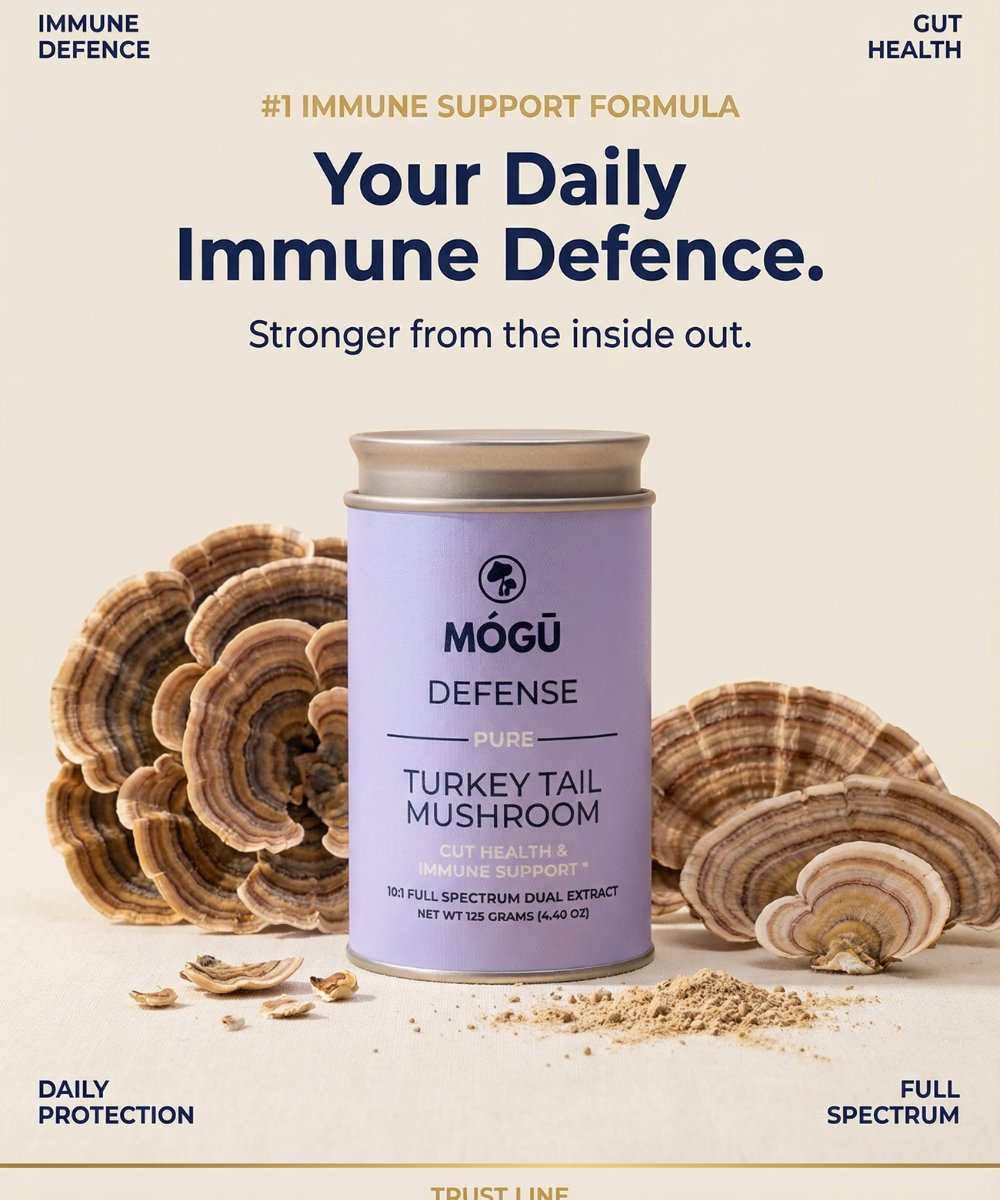 Mogu Mushrooms Defense Organic Turkey Tail Mushroom 